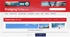Desktop Screenshot of dredgingtoday.com